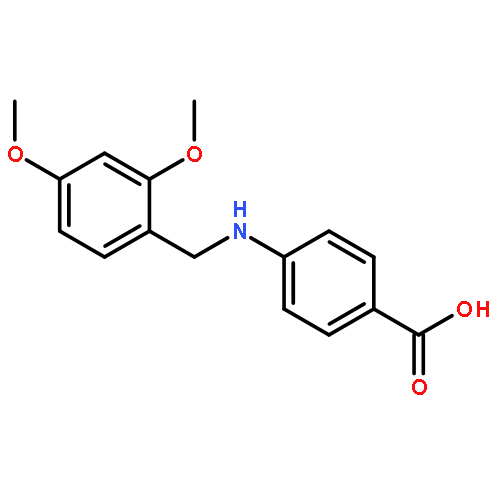 Benzoic acid, 4-[[(2,4-dimethoxyphenyl)methyl]amino]-