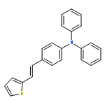 Benzenamine, N,N-diphenyl-4-[2-(2-thienyl)ethenyl]-