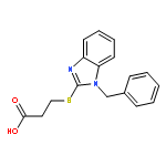 3-[(1-BENZYL-1H-BENZIMIDAZOL-2-YL)THIO]-PROPANOIC ACID 