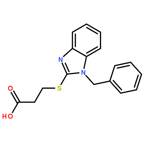 3-[(1-BENZYL-1H-BENZIMIDAZOL-2-YL)THIO]-PROPANOIC ACID 