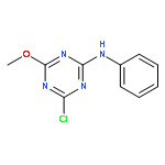 1,3,5-Triazin-2-amine,4-chloro-6-methoxy-N-phenyl-