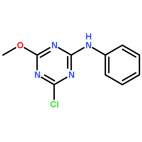 1,3,5-Triazin-2-amine,4-chloro-6-methoxy-N-phenyl-