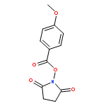 2,5-Pyrrolidinedione, 1-[(4-methoxybenzoyl)oxy]-