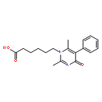 1(4H)-Pyrimidinehexanoic acid, 2,6-dimethyl-4-oxo-5-phenyl-