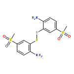 Benzenamine, 2,2'-dithiobis[4-(methylsulfonyl)-