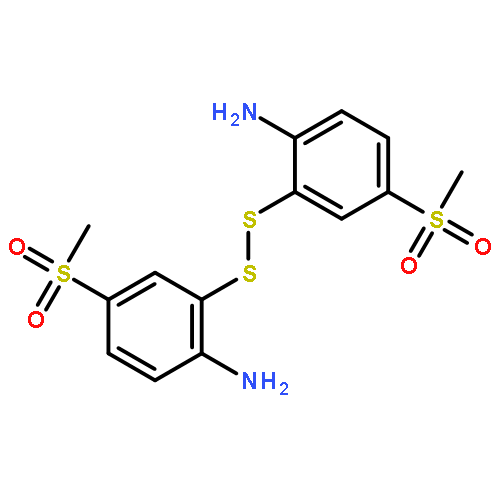 Benzenamine, 2,2'-dithiobis[4-(methylsulfonyl)-