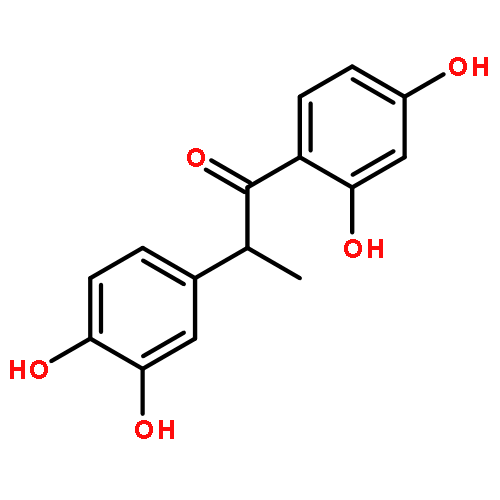 1-Propanone, 1-(2,4-dihydroxyphenyl)-2-(3,4-dihydroxyphenyl)-