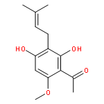 Ethanone,1-[2,4-dihydroxy-6-methoxy-3-(3-methyl-2-buten-1-yl)phenyl]-