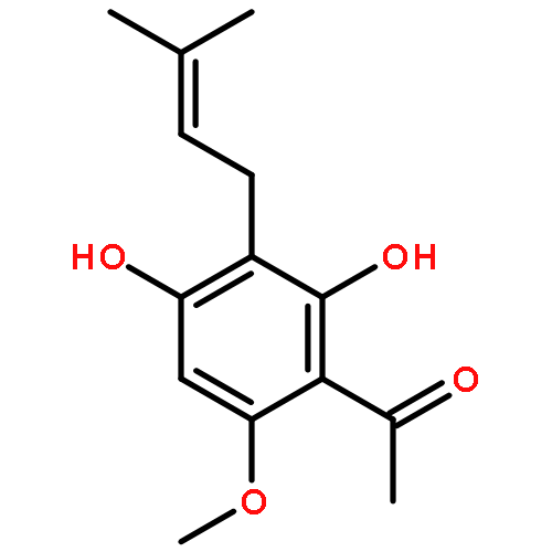 Ethanone,1-[2,4-dihydroxy-6-methoxy-3-(3-methyl-2-buten-1-yl)phenyl]-