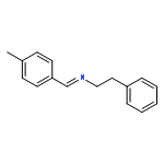 Benzeneethanamine, N-[(4-methylphenyl)methylene]-