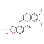 [1]Benzopyrano[3,4-b]furo[2,3-h][1]benzopyran-6(6aH)-one,1,2,12,12a-tetrahydro-2-(1-hydroxy-1-methylethyl)-8,9-dimethoxy-,(2R,6aS,12aS)-