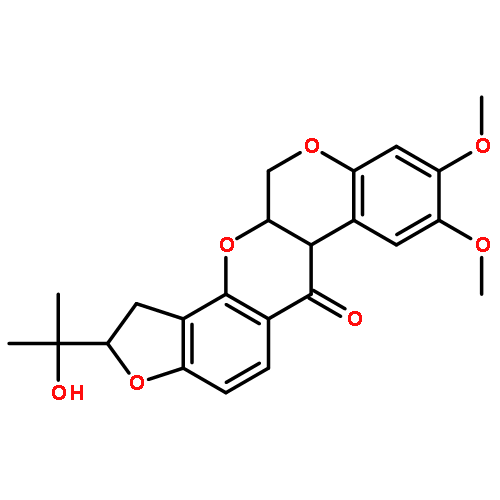 [1]Benzopyrano[3,4-b]furo[2,3-h][1]benzopyran-6(6aH)-one,1,2,12,12a-tetrahydro-2-(1-hydroxy-1-methylethyl)-8,9-dimethoxy-,(2R,6aS,12aS)-