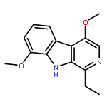 9H-Pyrido[3,4-b]indole,1-ethyl-4,8-dimethoxy-