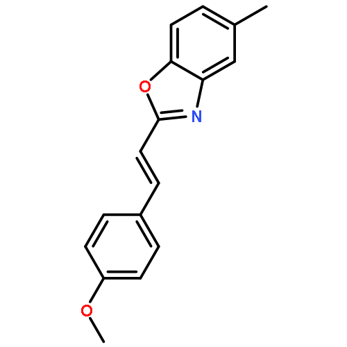 2-[2-(4-METHOXYPHENYL)ETHENYL]-5-METHYL-1,3-BENZOXAZOLE 