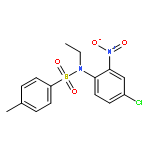 N-(4-CHLORO-2-NITROPHENYL)-N-ETHYL-4-METHYLBENZENESULFONAMIDE 