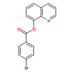 4-Bromo-benzoic acid quinolin-8-yl ester