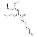 Benzoic acid, 3,4,5-trimethoxy-, 4-pentenyl ester