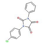 Imidazolidinetrione, (4-chlorophenyl)phenyl-