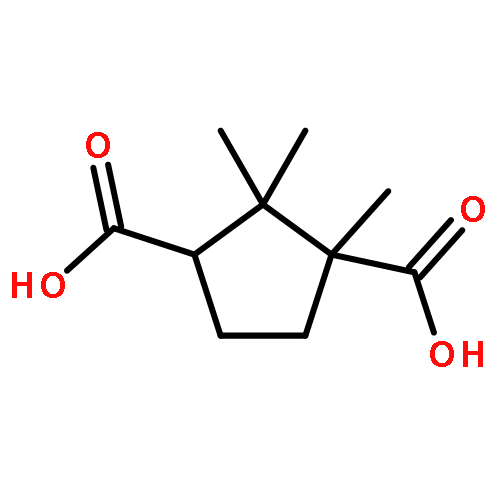 1,3-Cyclopentanedicarboxylic acid, 1,2,2-trimethyl-