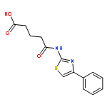 Pentanoic acid, 5-oxo-5-[(4-phenyl-2-thiazolyl)amino]-