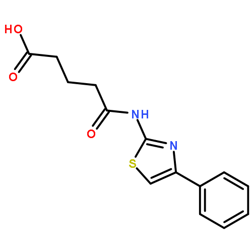 Pentanoic acid, 5-oxo-5-[(4-phenyl-2-thiazolyl)amino]-