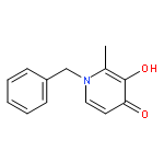 4(1H)-Pyridinone, 3-hydroxy-2-methyl-1-(phenylmethyl)-