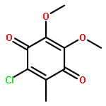 2,5-Cyclohexadiene-1,4-dione, 2-chloro-5,6-dimethoxy-3-methyl-