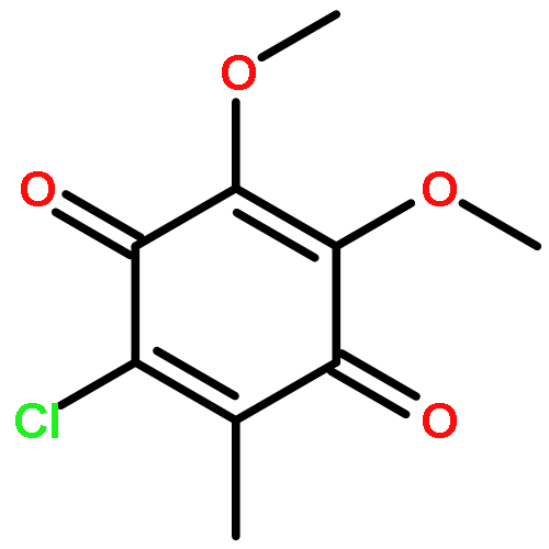 2,5-Cyclohexadiene-1,4-dione, 2-chloro-5,6-dimethoxy-3-methyl-