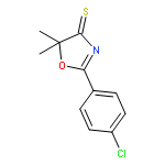 4(5H)-Oxazolethione, 2-(4-chlorophenyl)-5,5-dimethyl-