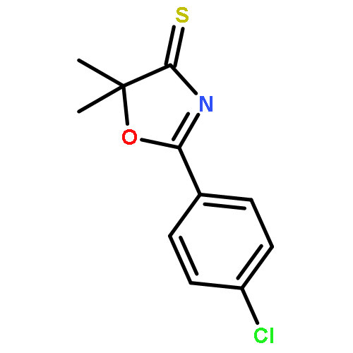 4(5H)-Oxazolethione, 2-(4-chlorophenyl)-5,5-dimethyl-