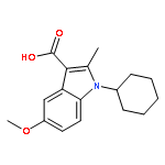 1-cyclohexyl-5-methoxy-2-methyl-1H-indole-3-carboxylic acid