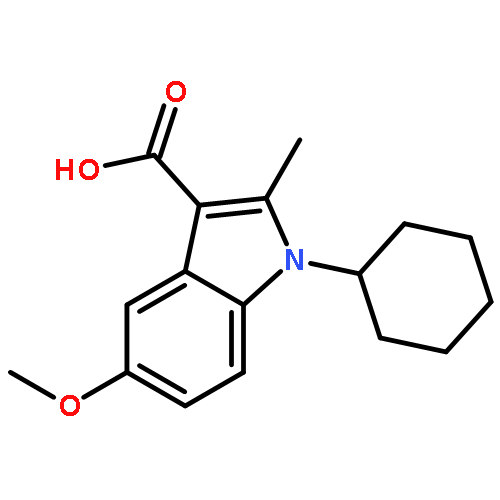 1-cyclohexyl-5-methoxy-2-methyl-1H-indole-3-carboxylic acid