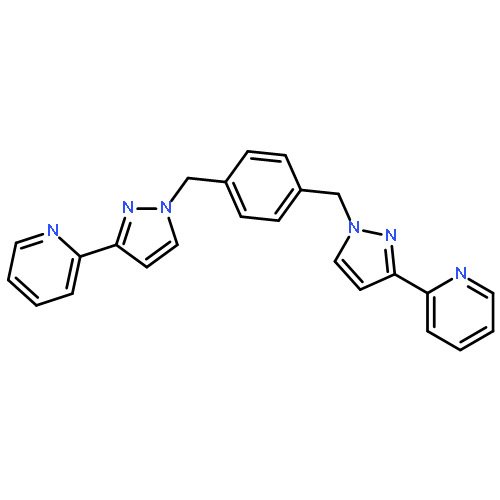 2-[1-[[4-[(3-PYRIDIN-2-YLPYRAZOL-1-YL)METHYL]PHENYL]METHYL]PYRAZOL-3-YL]PYRIDINE 