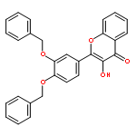 2-[3,4-BIS(PHENYLMETHOXY)PHENYL]-3-HYDROXYCHROMEN-4-ONE 