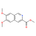 3-Isoquinolinecarboxylic acid, 6,7-dimethoxy-, methyl ester