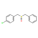 Benzene, 1-chloro-4-[[(phenylmethyl)sulfinyl]methyl]-