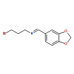 1-(1,3-BENZODIOXOL-5-YL)-N-(3-BROMOPROPYL)METHANIMINE 