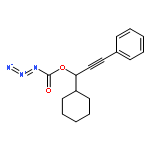 Carbonazidic acid, 1-cyclohexyl-3-phenyl-2-propynyl ester