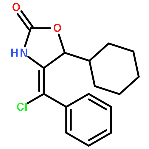 2-Oxazolidinone, 4-(chlorophenylmethylene)-5-cyclohexyl-, (4Z)-