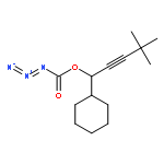 Carbonazidic acid, 1-cyclohexyl-4,4-dimethyl-2-pentynyl ester