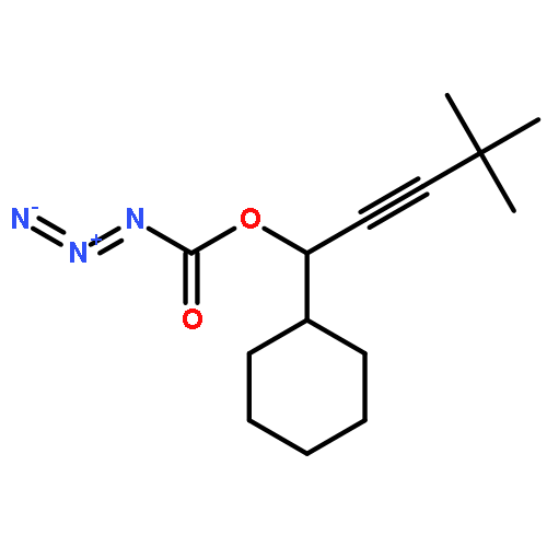 Carbonazidic acid, 1-cyclohexyl-4,4-dimethyl-2-pentynyl ester