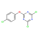 2,4-DICHLORO-6-(4-CHLOROPHENOXY)-1,3,5-TRIAZINE 