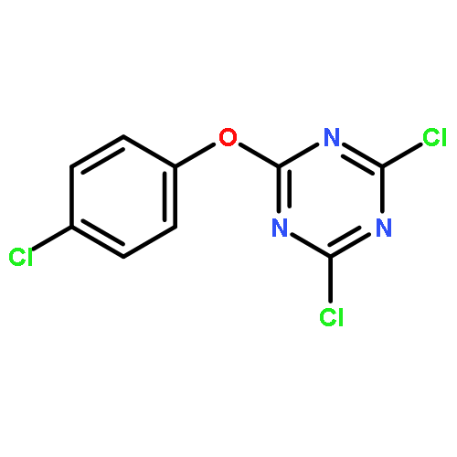 2,4-DICHLORO-6-(4-CHLOROPHENOXY)-1,3,5-TRIAZINE 