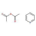 Acetic acid, anhydride, compd. with pyridine (1:1)