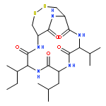 Cyclo(D-cysteinyl-D-cysteinyl-L-valyl-D-leucyl-L-isoleucyl),cyclic (1®2)-disulfide