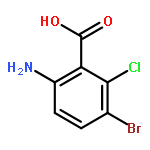 6-AMINO-3-BROMO-2-CHLOROBENZOIC ACID 