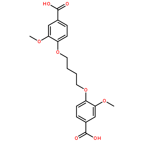 Benzoic acid, 4,4'-[1,4-butanediylbis(oxy)]bis[3-methoxy-