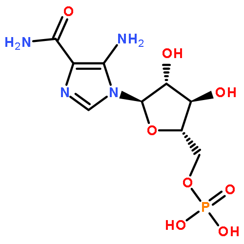 1H-Imidazole-4-carboxamide,5-amino-1-(5-O-phosphono-b-D-ribofuranosyl)-