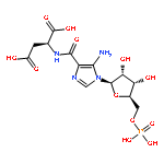 L-Aspartic acid,N-[[5-amino-1-(5-O-phosphono-b-D-ribofuranosyl)-1H-imidazol-4-yl]carbonyl]-