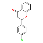 4H-1-Benzopyran-4-one,2-(4-chlorophenyl)-2,3-dihydro-